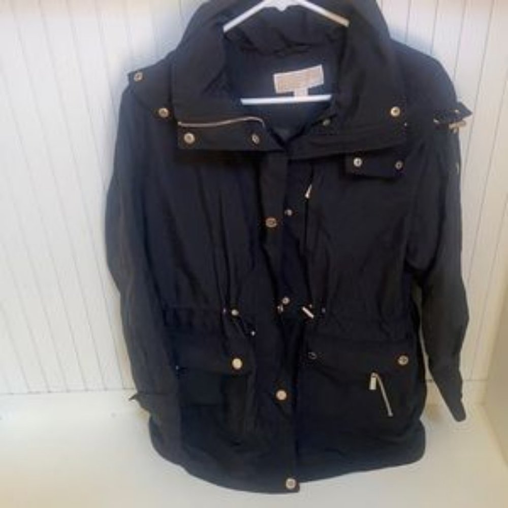 Michael kors Black wind breaker jacket size small MICHAEL Michael Kors